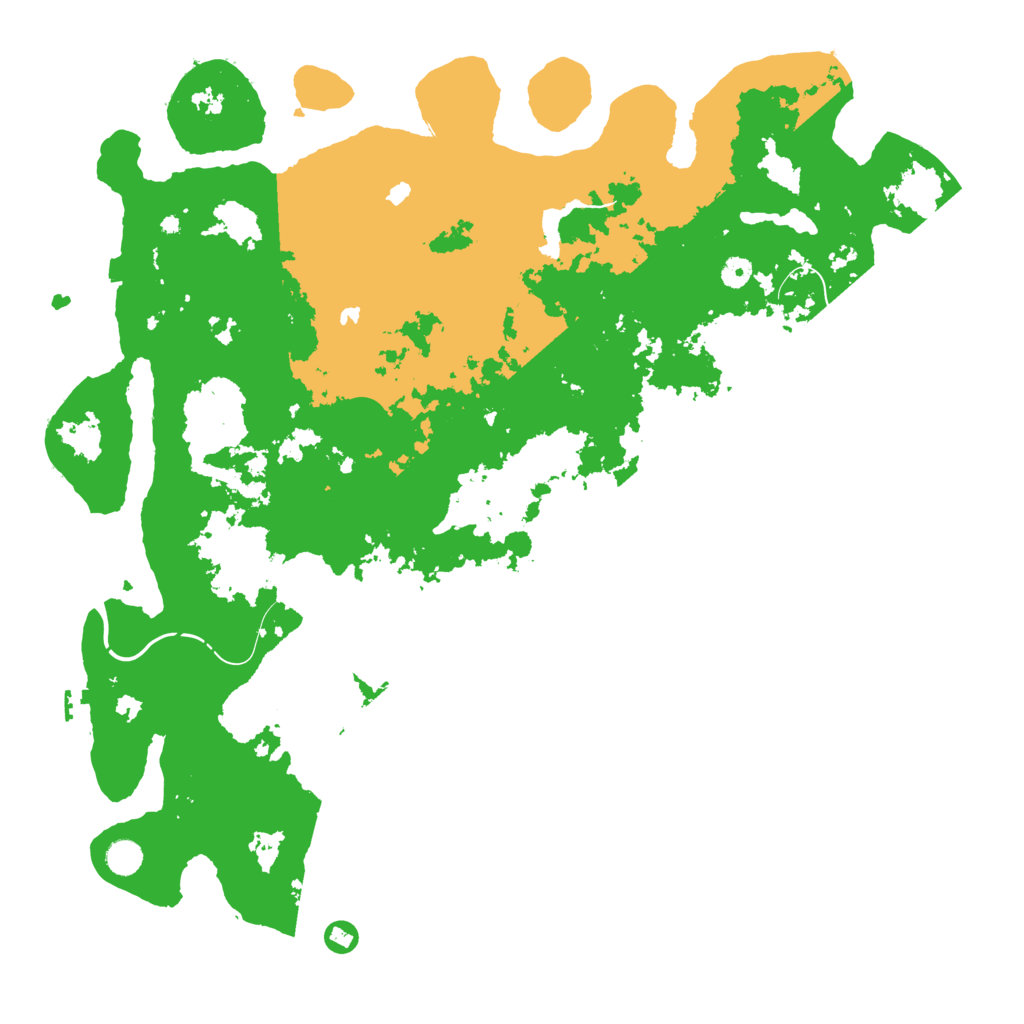 Biome Rust Map: Procedural Map, Size: 5000, Seed: 638060628