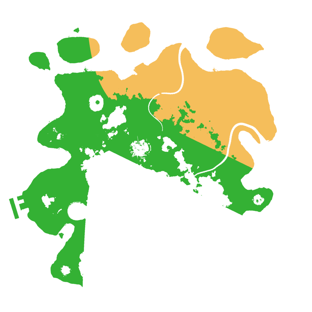 Biome Rust Map: Procedural Map, Size: 3000, Seed: 1511309052