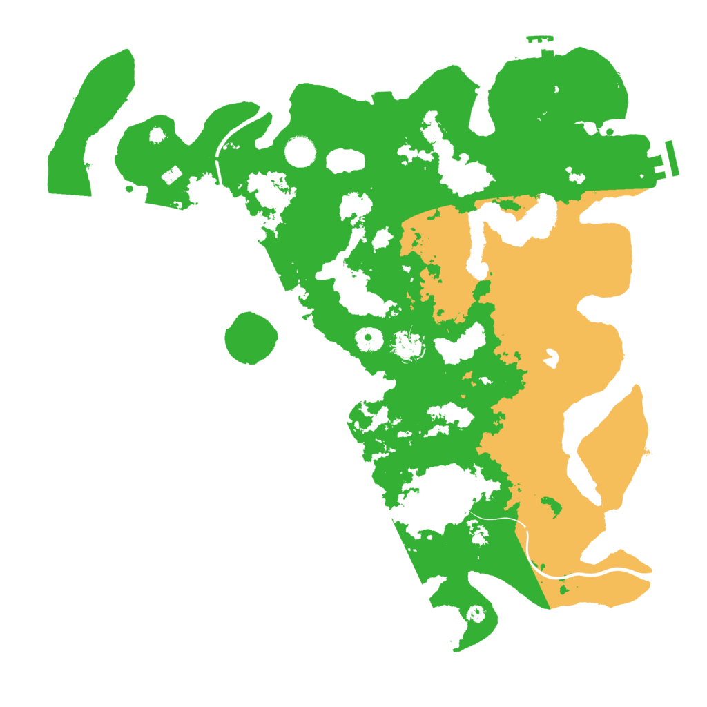 Biome Rust Map: Procedural Map, Size: 4000, Seed: 12613489