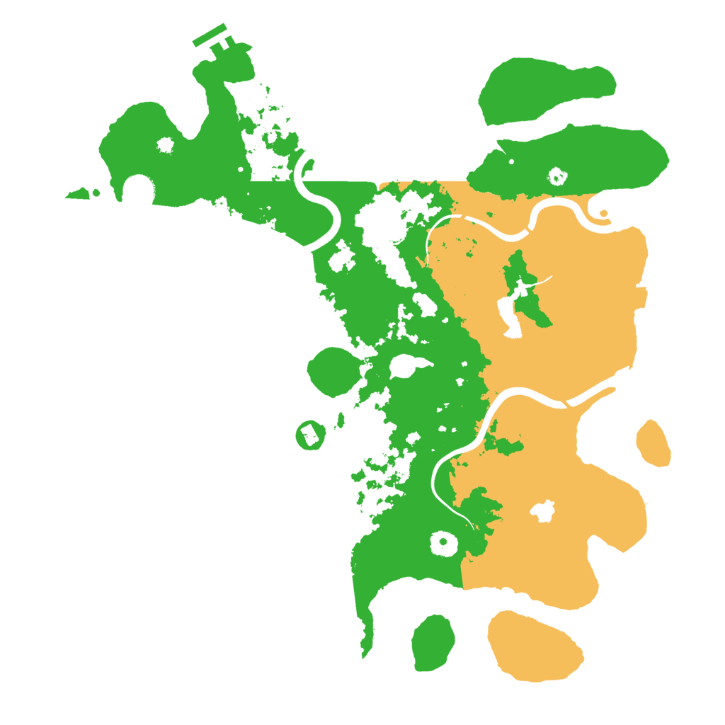 Biome Rust Map: Procedural Map, Size: 4000, Seed: 334455