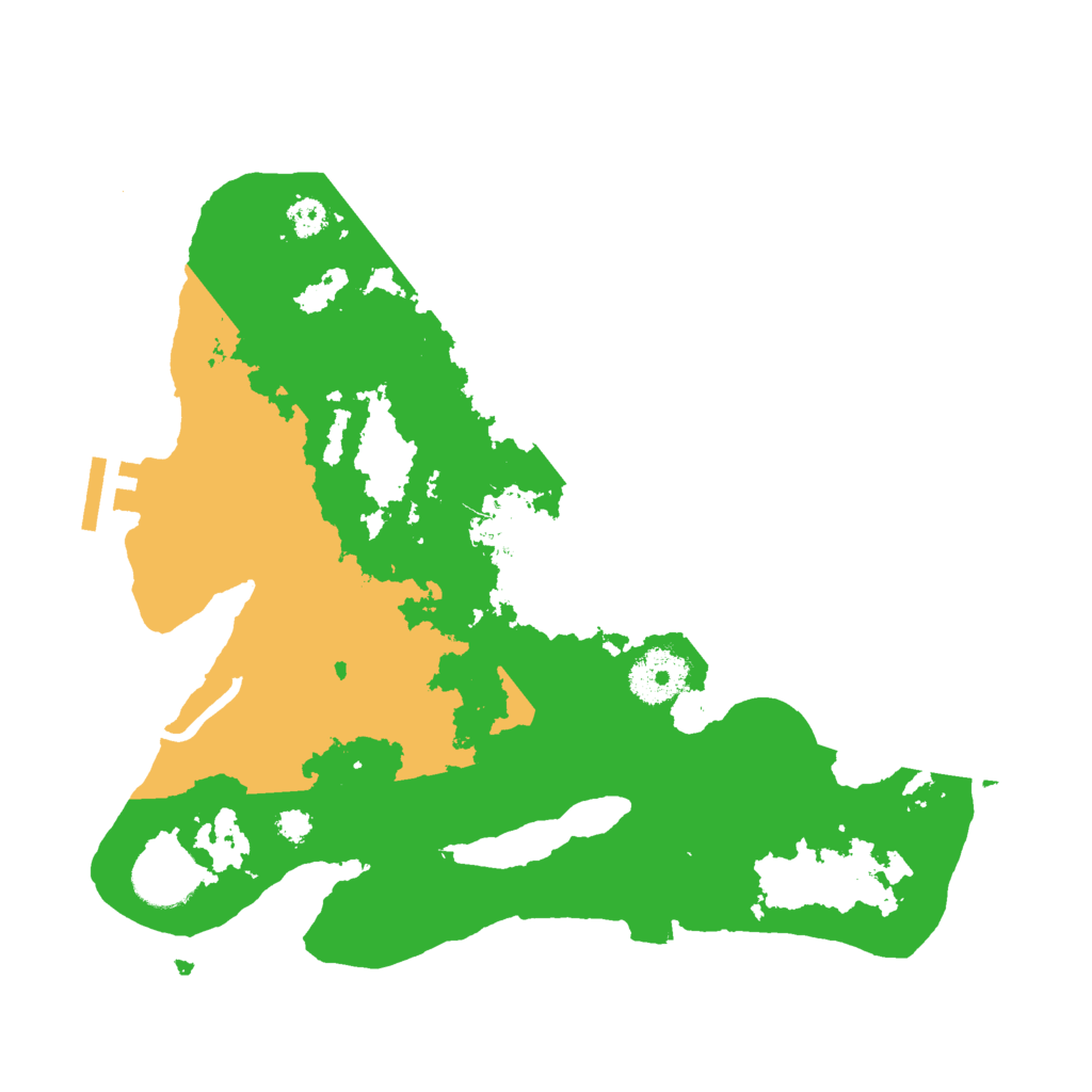 Biome Rust Map: Procedural Map, Size: 3000, Seed: 1321038943