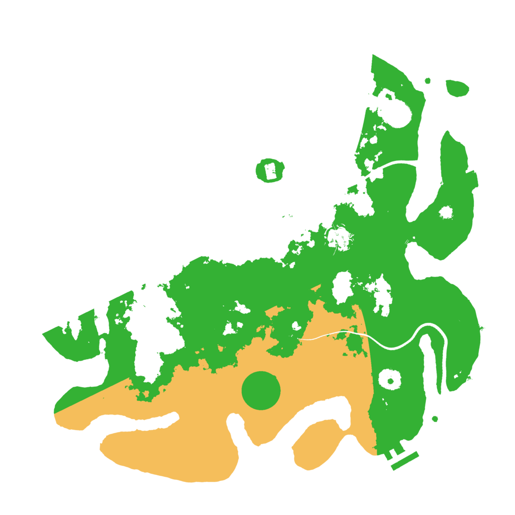 Biome Rust Map: Procedural Map, Size: 3500, Seed: 1217770640