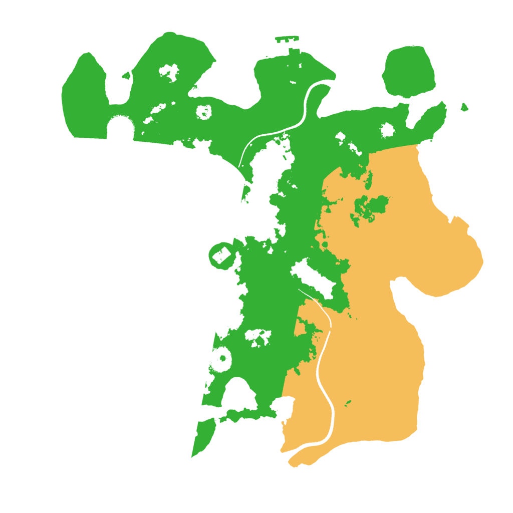 Biome Rust Map: Procedural Map, Size: 3300, Seed: 11448468