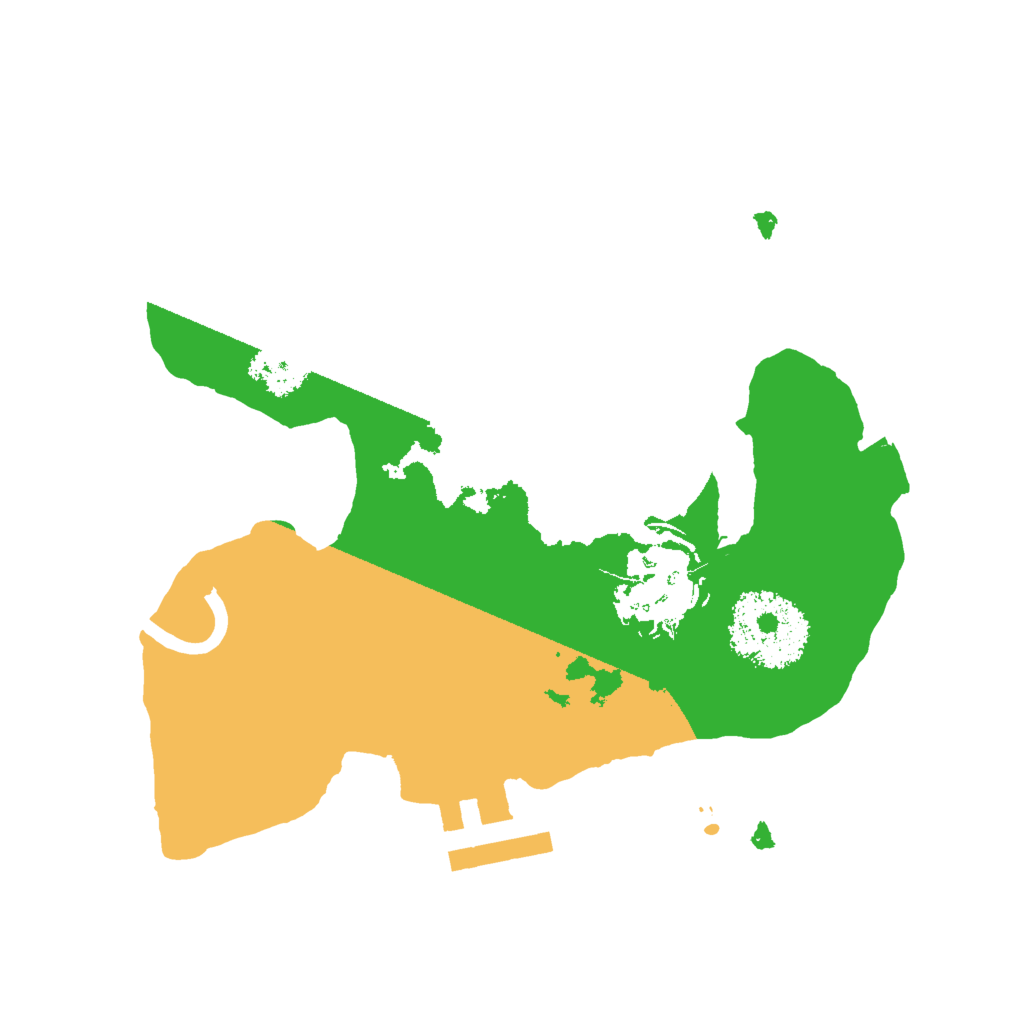 Biome Rust Map: Procedural Map, Size: 2000, Seed: 242641258