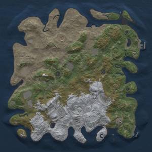 Thumbnail Rust Map: Procedural Map, Size: 4550, Seed: 8985445, 19 Monuments