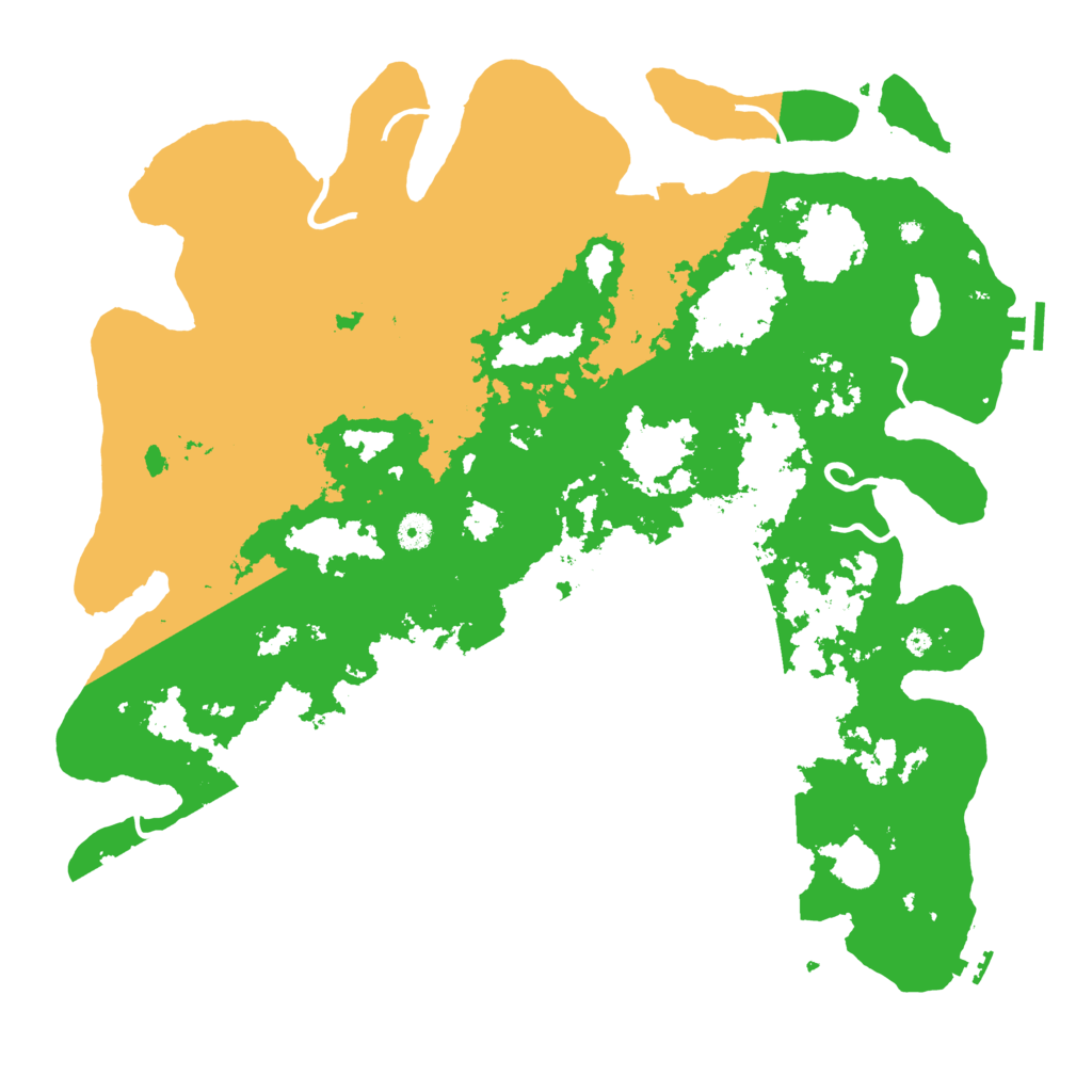 Biome Rust Map: Procedural Map, Size: 4550, Seed: 8985445