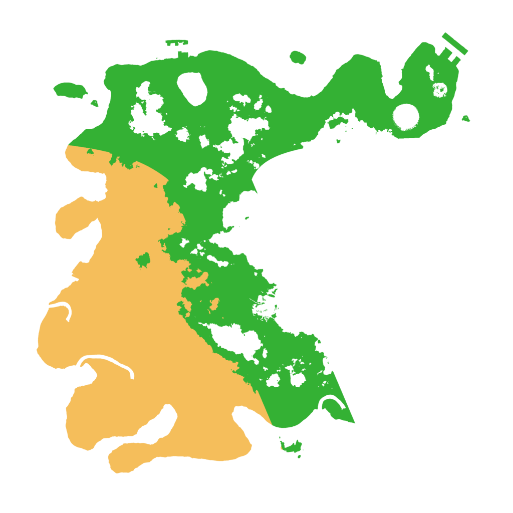 Biome Rust Map: Procedural Map, Size: 3500, Seed: 843653646