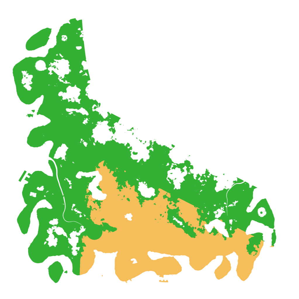 Biome Rust Map: Procedural Map, Size: 5000, Seed: 851530366