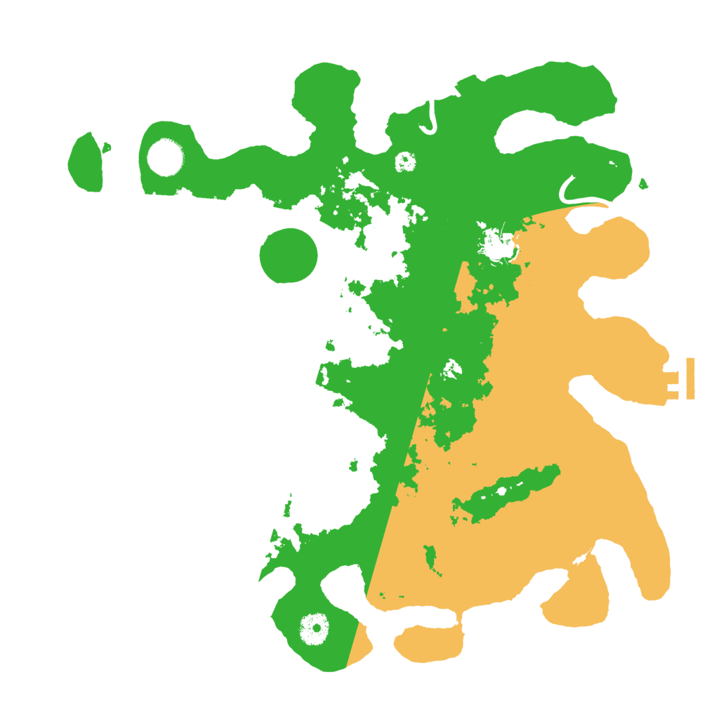Biome Rust Map: Procedural Map, Size: 3500, Seed: 341257263