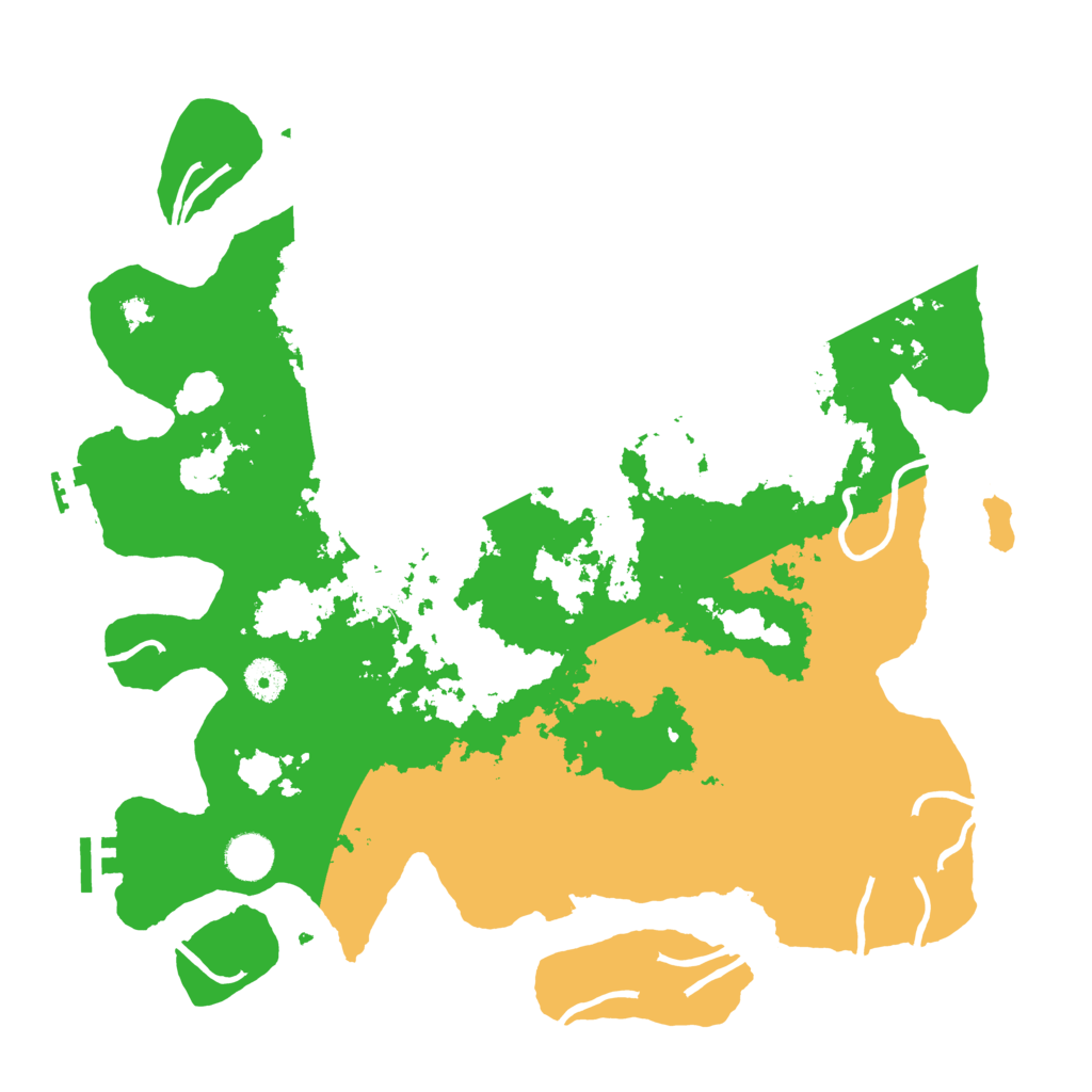 Biome Rust Map: Procedural Map, Size: 4000, Seed: 30496269