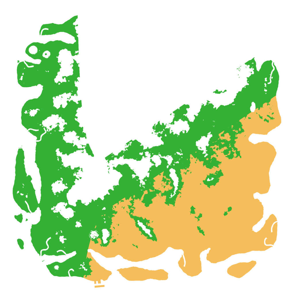 Biome Rust Map: Procedural Map, Size: 6000, Seed: 1781118492