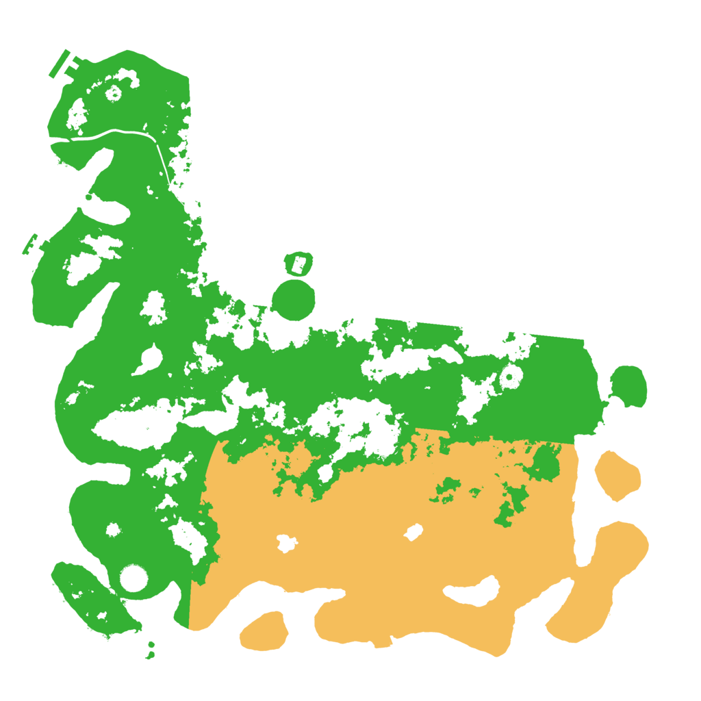 Biome Rust Map: Procedural Map, Size: 4500, Seed: 84697784