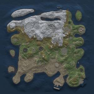 Thumbnail Rust Map: Procedural Map, Size: 3250, Seed: 2011974680, 14 Monuments