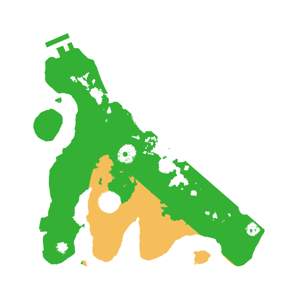 Biome Rust Map: Procedural Map, Size: 2500, Seed: 341446229