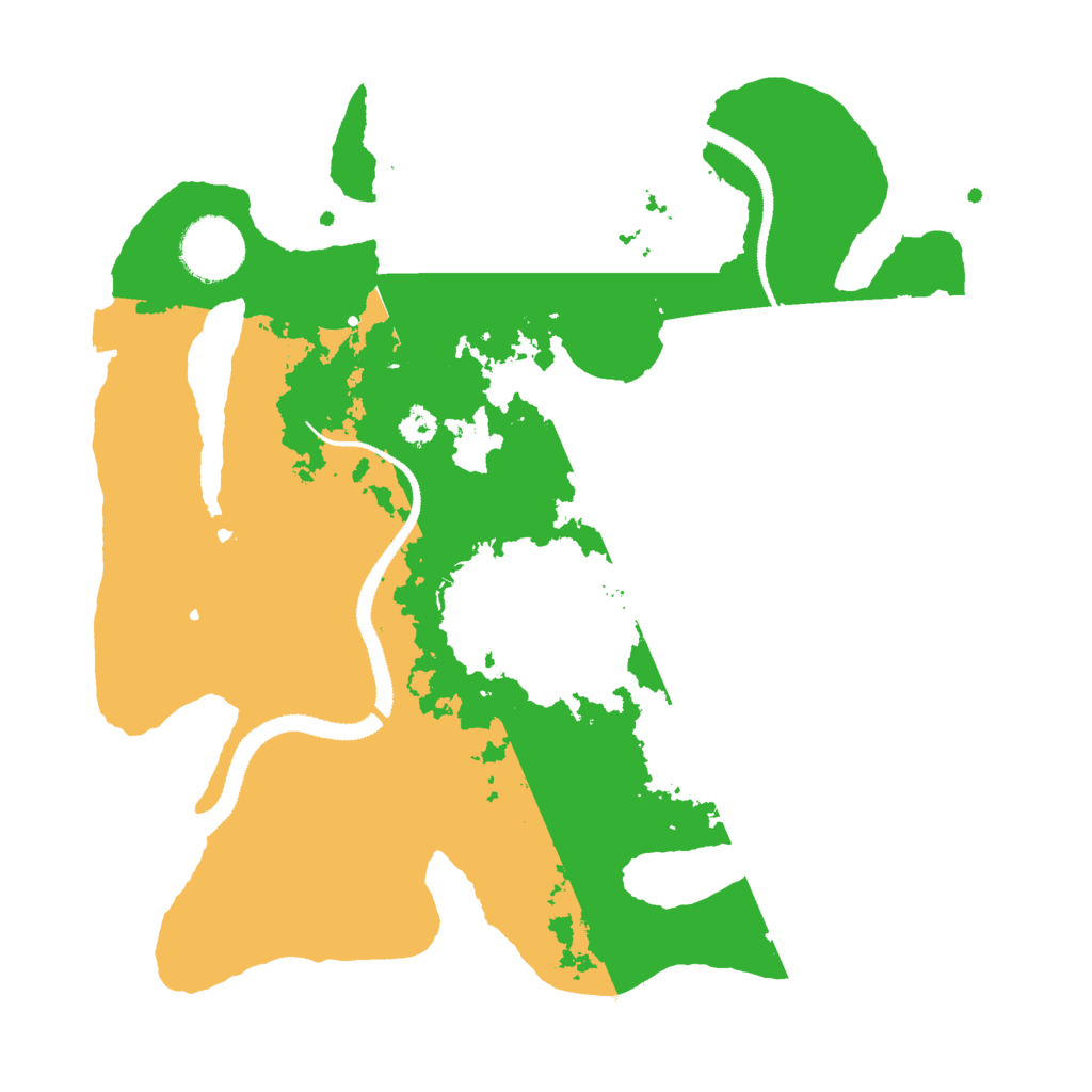 Biome Rust Map: Procedural Map, Size: 3000, Seed: 674482642