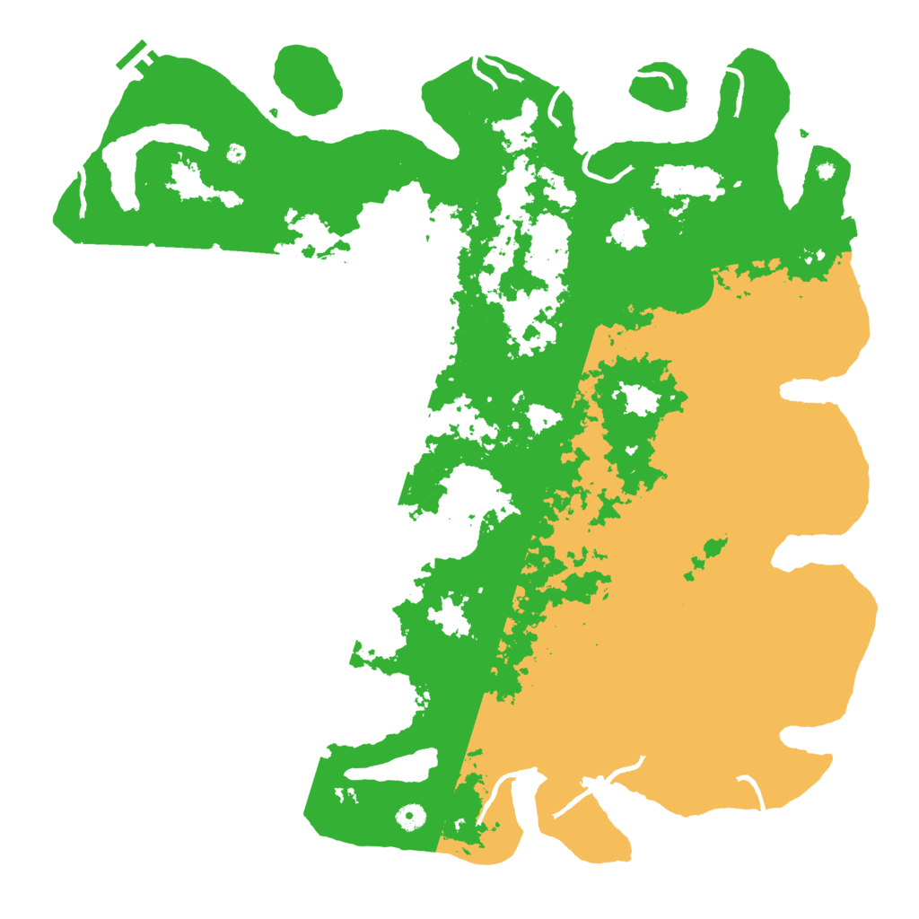 Biome Rust Map: Procedural Map, Size: 5000, Seed: 280988591