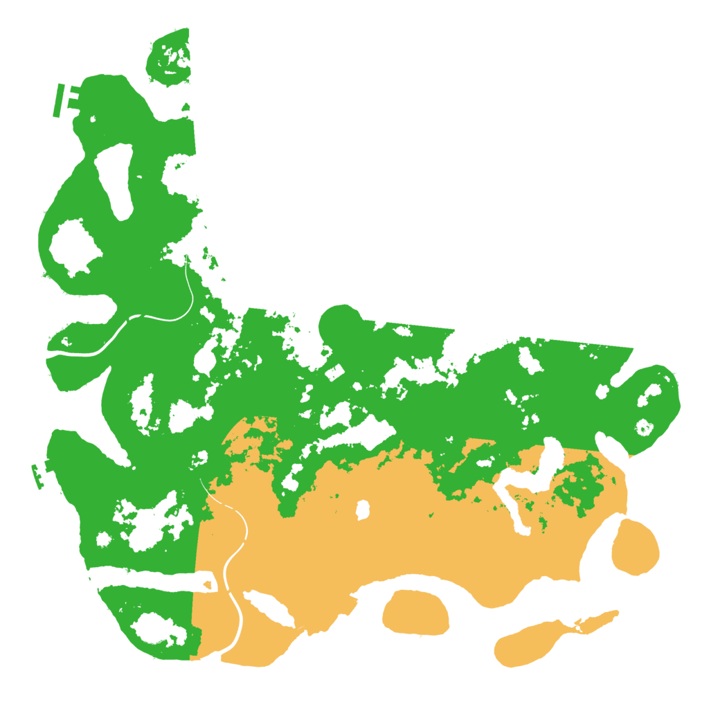 Biome Rust Map: Procedural Map, Size: 4250, Seed: 1231407107