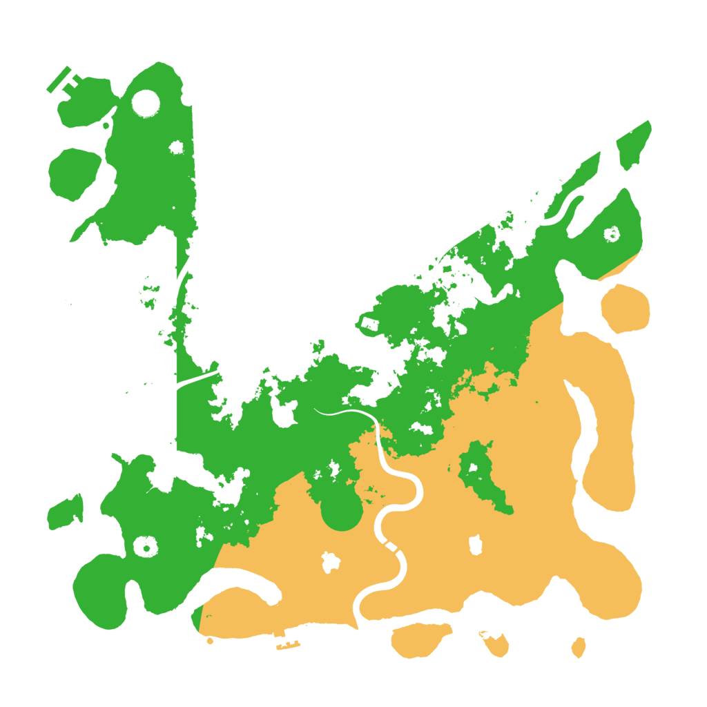 Biome Rust Map: Procedural Map, Size: 4500, Seed: 1690723249
