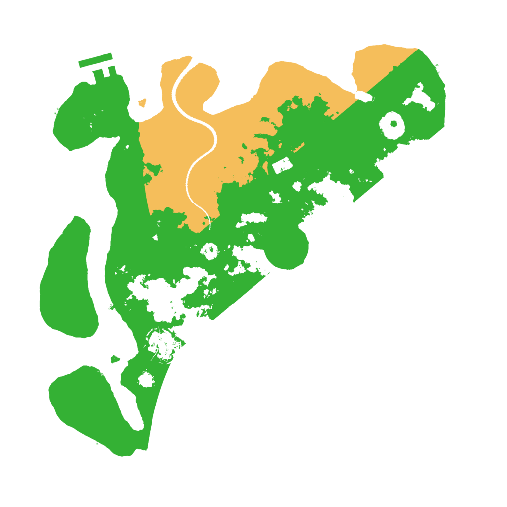 Biome Rust Map: Procedural Map, Size: 3000, Seed: 1027411000
