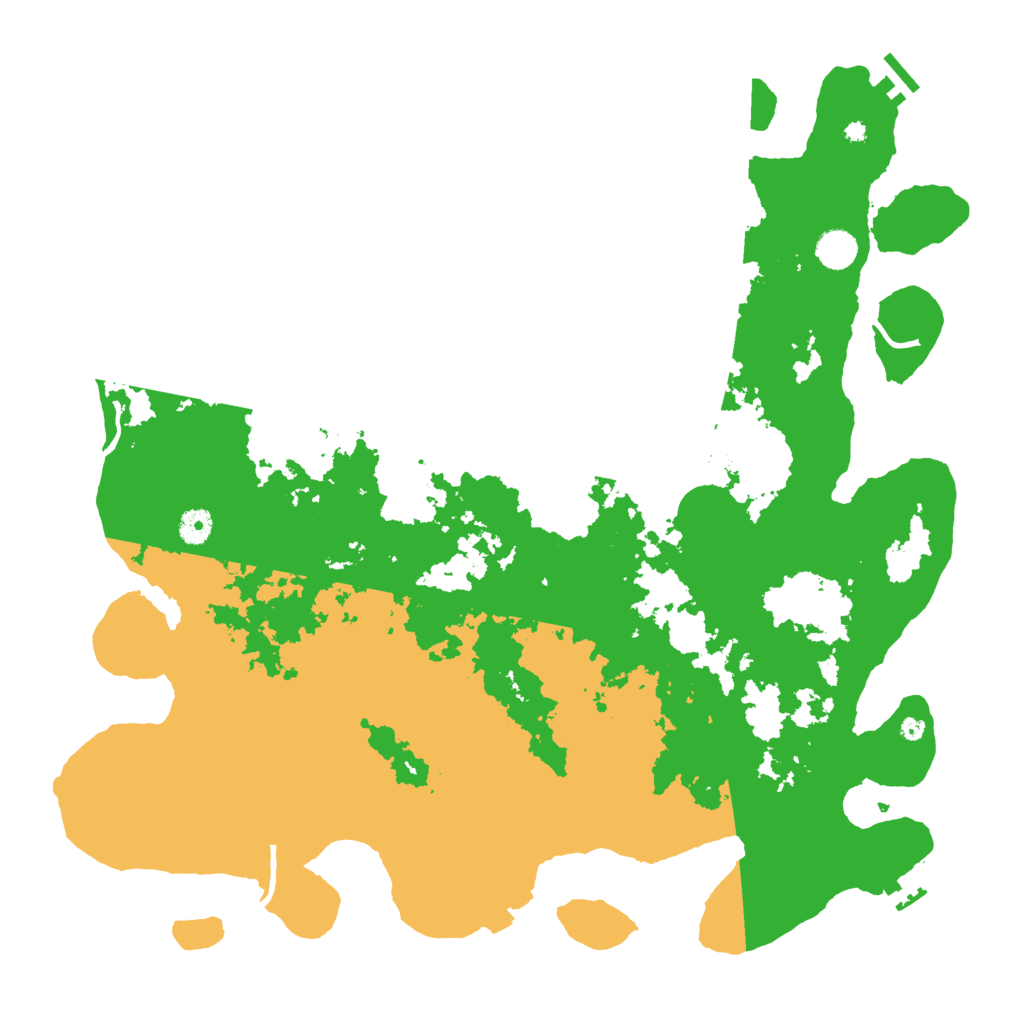 Biome Rust Map: Procedural Map, Size: 4500, Seed: 575465