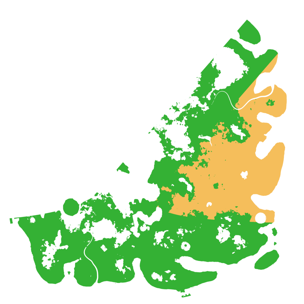 Biome Rust Map: Procedural Map, Size: 5000, Seed: 496181234