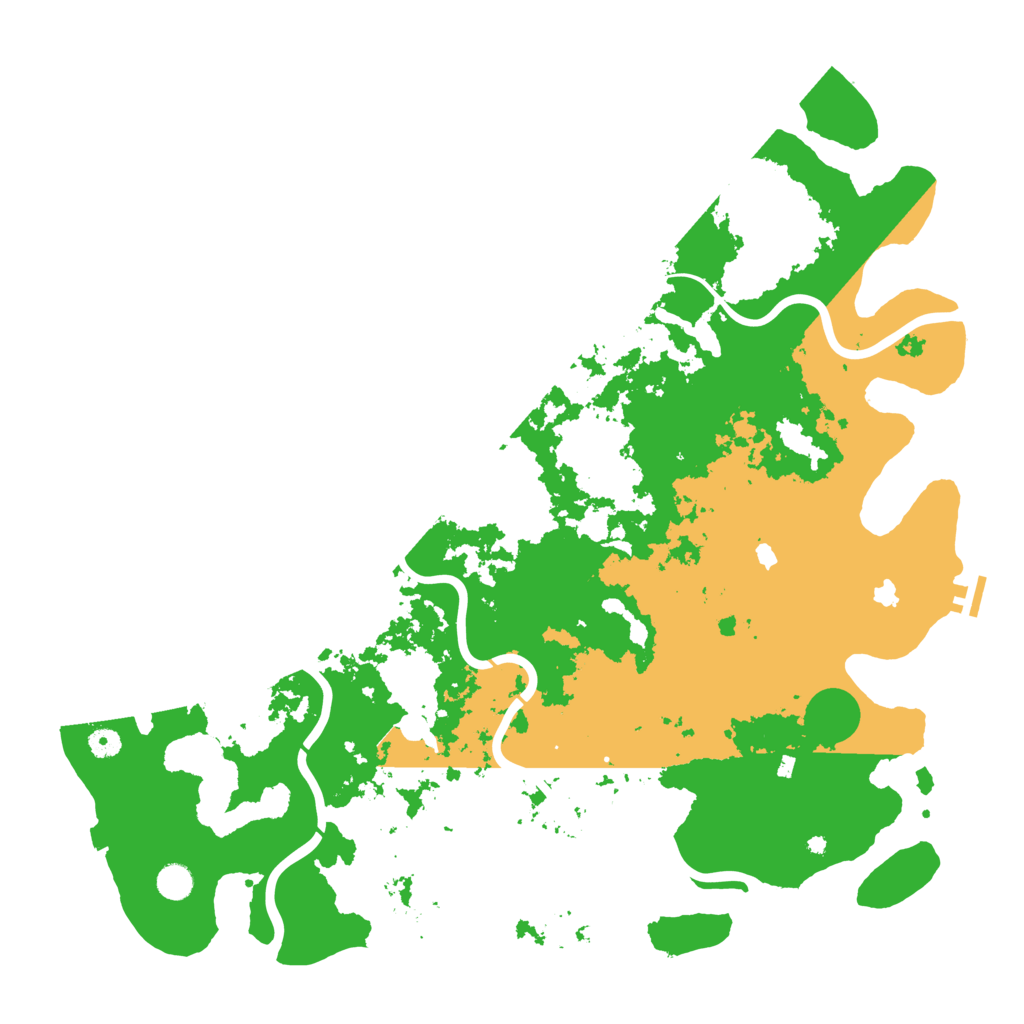 Biome Rust Map: Procedural Map, Size: 5000, Seed: 496181234