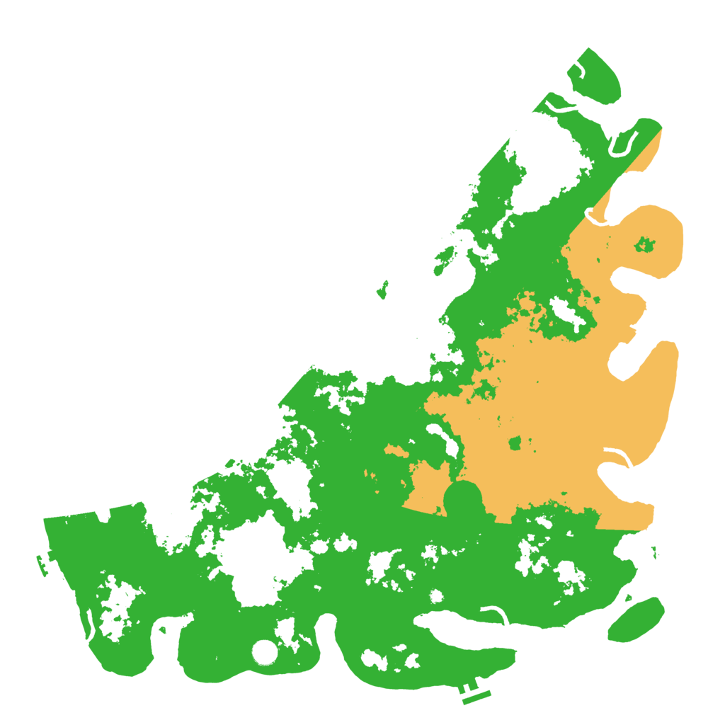 Biome Rust Map: Procedural Map, Size: 5000, Seed: 496181234