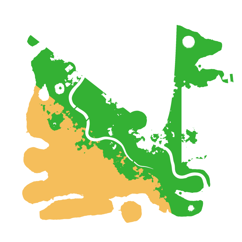 Biome Rust Map: Procedural Map, Size: 3500, Seed: 1327274979