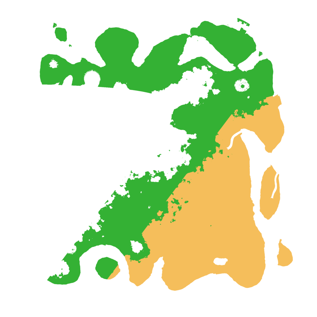 Biome Rust Map: Procedural Map, Size: 3500, Seed: 952666728
