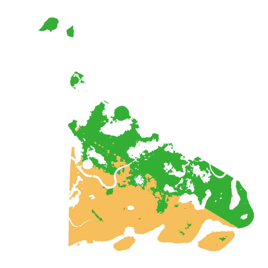 Biome Rust Map: Procedural Map, Size: 5000, Seed: 2043290833