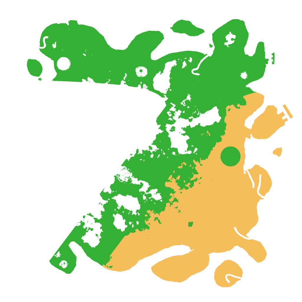 Biome Rust Map: Procedural Map, Size: 4000, Seed: 9876365