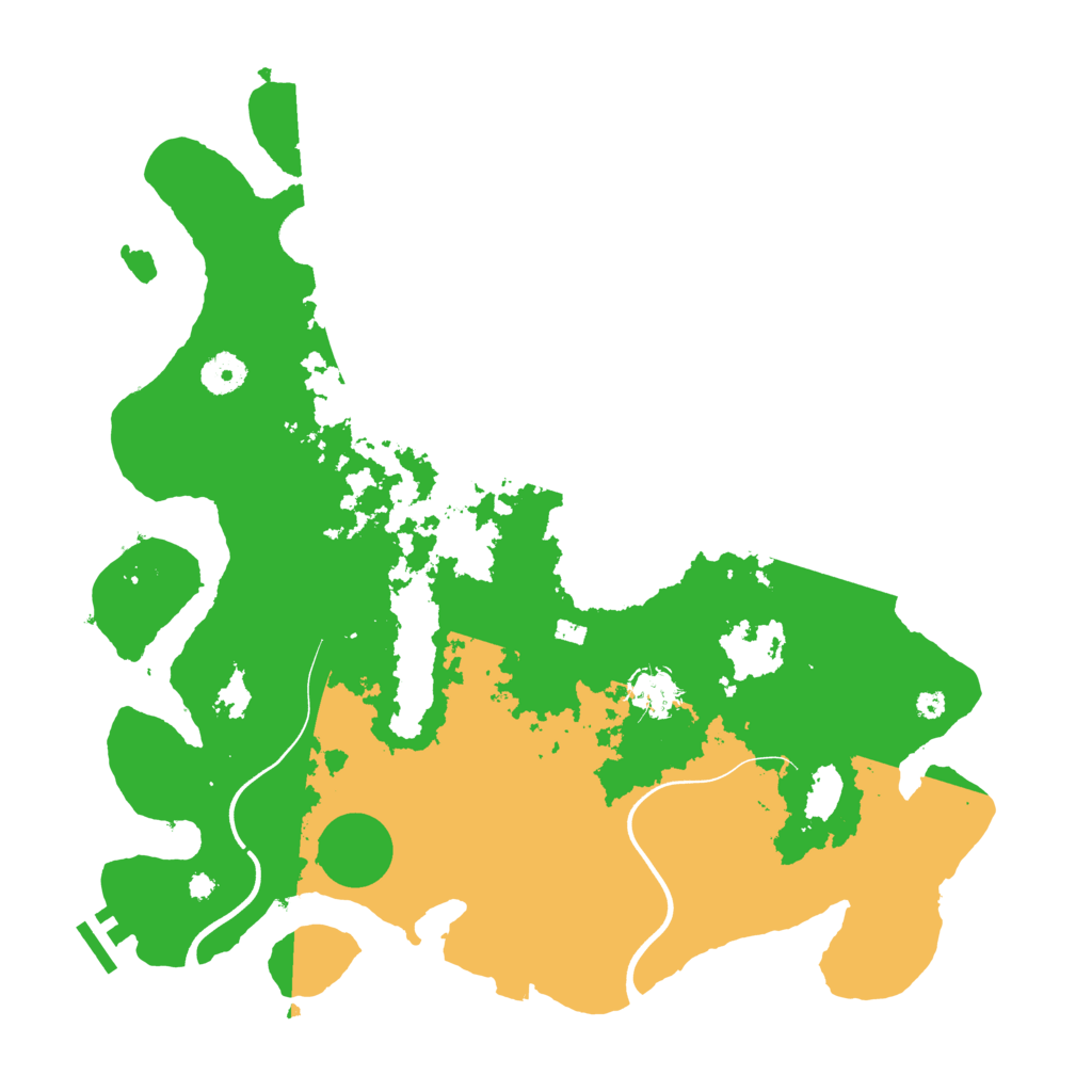 Biome Rust Map: Procedural Map, Size: 3862, Seed: 13825