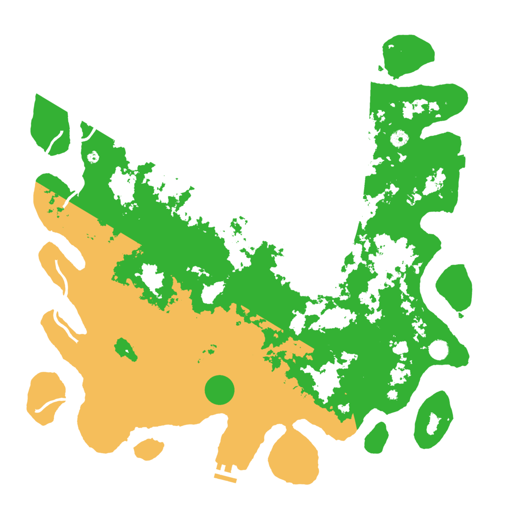 Biome Rust Map: Procedural Map, Size: 4500, Seed: 669345236