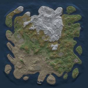 Thumbnail Rust Map: Procedural Map, Size: 4500, Seed: 669345236, 18 Monuments