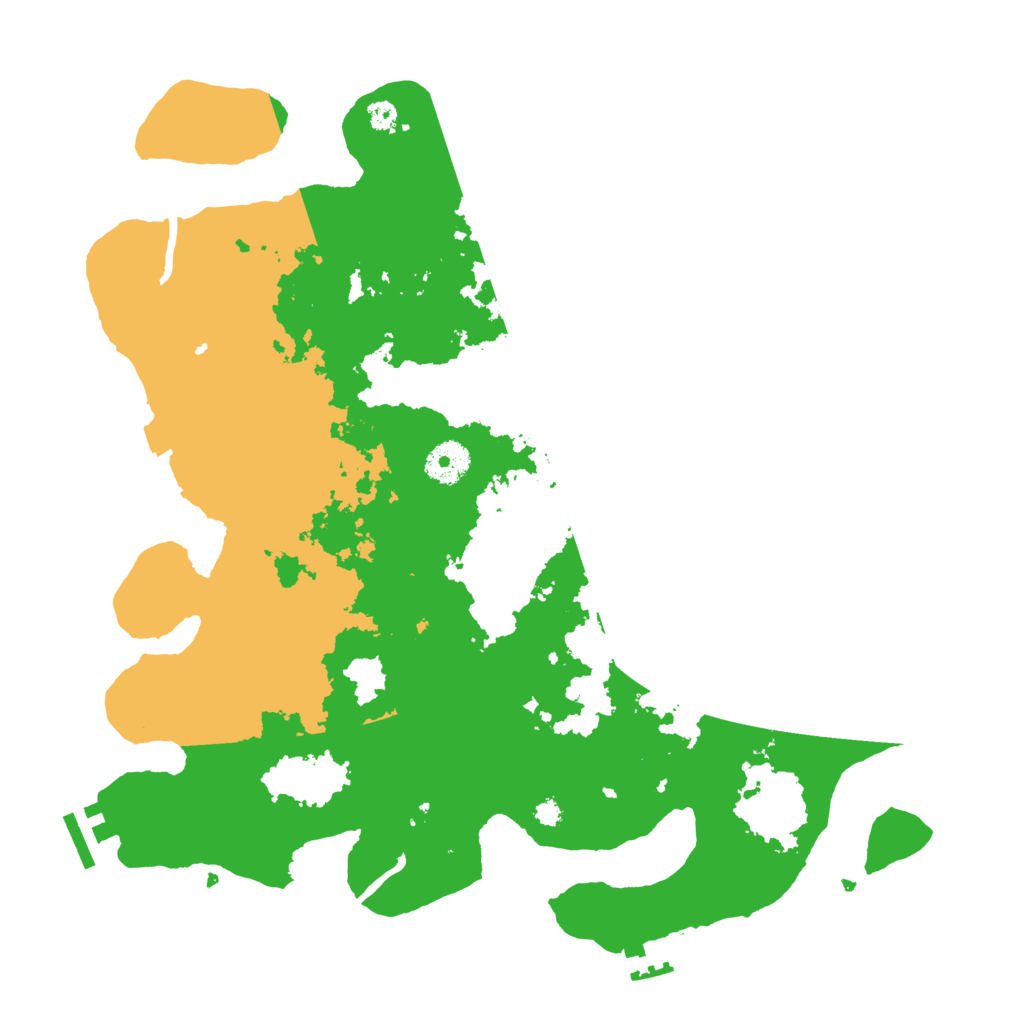 Biome Rust Map: Procedural Map, Size: 3600, Seed: 70724