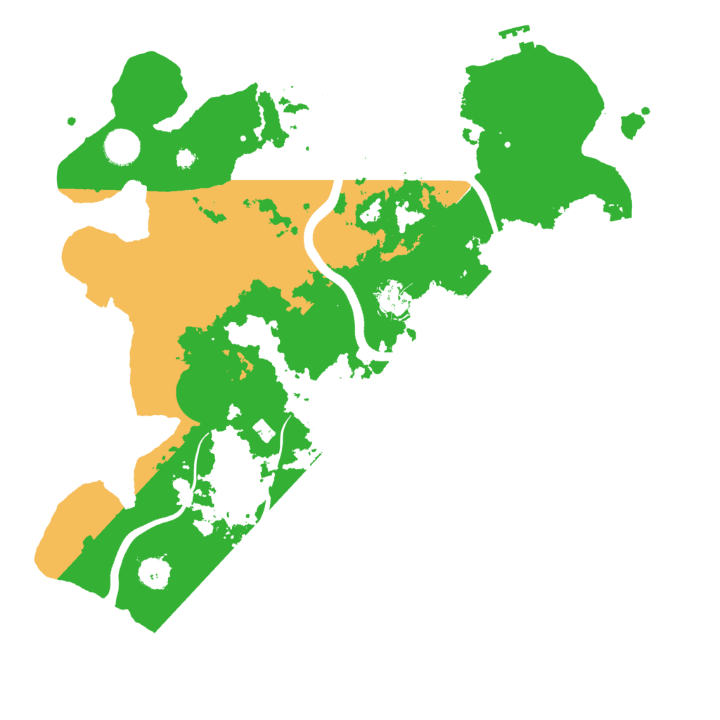 Biome Rust Map: Procedural Map, Size: 3500, Seed: 2030827798