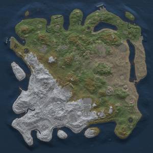 Thumbnail Rust Map: Procedural Map, Size: 4500, Seed: 790251599, 19 Monuments