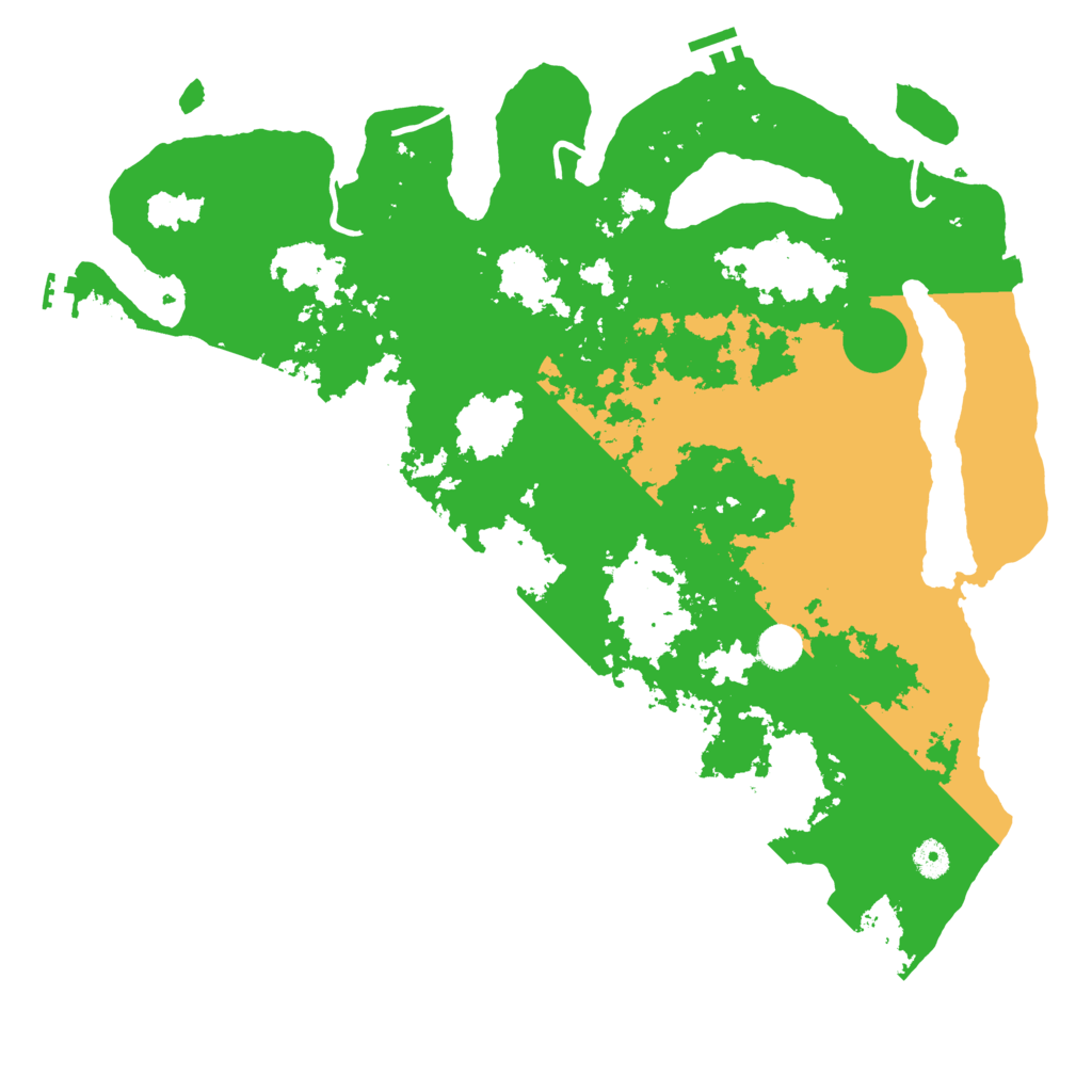 Biome Rust Map: Procedural Map, Size: 4500, Seed: 790251599