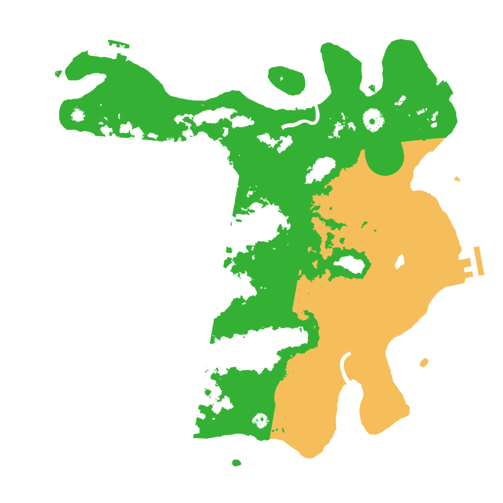 Biome Rust Map: Procedural Map, Size: 3500, Seed: 402958997