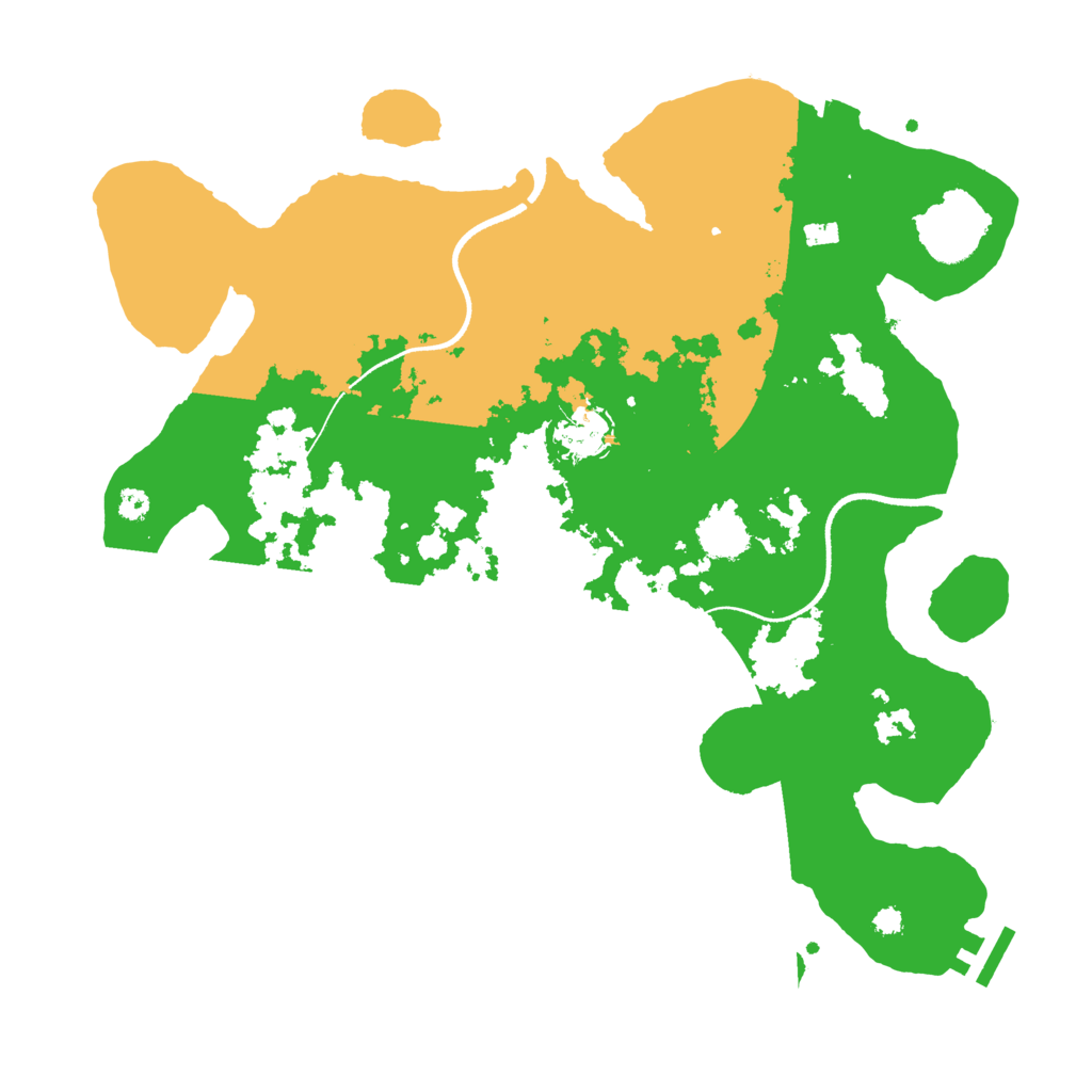 Biome Rust Map: Procedural Map, Size: 3500, Seed: 200231756