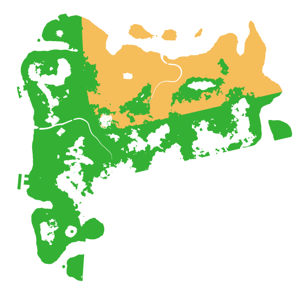 Biome Rust Map: Procedural Map, Size: 4000, Seed: 780246285