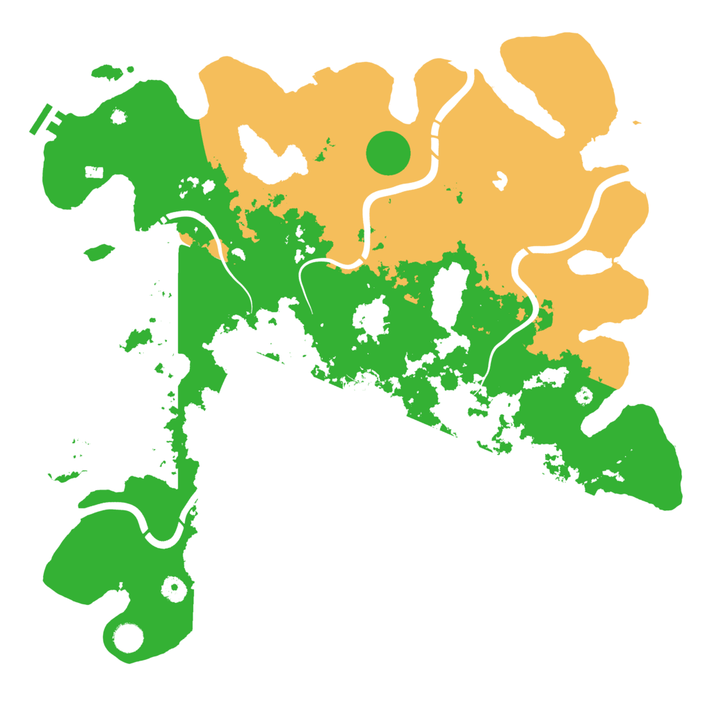 Biome Rust Map: Procedural Map, Size: 4250, Seed: 1018926579