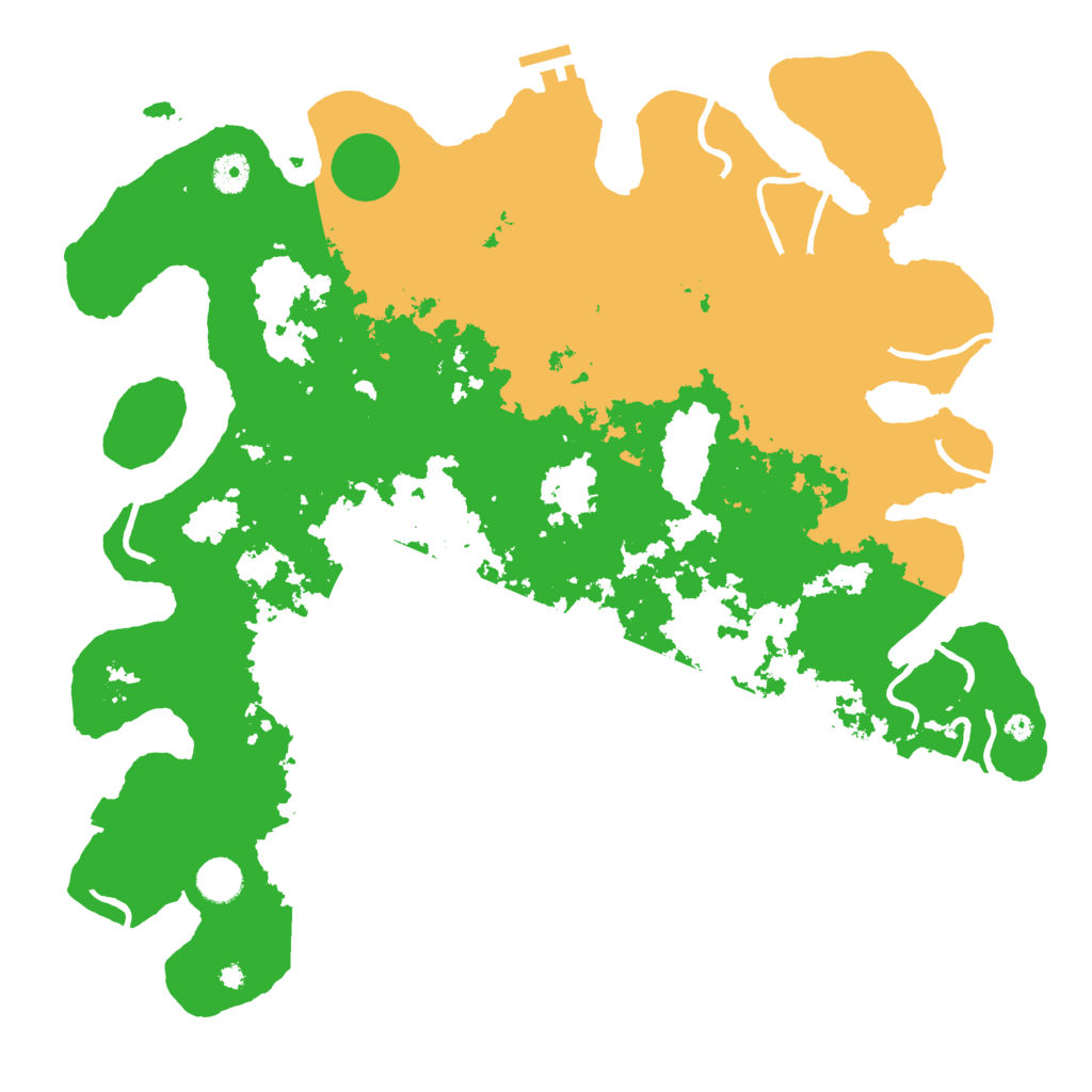 Biome Rust Map: Procedural Map, Size: 4250, Seed: 1018926579