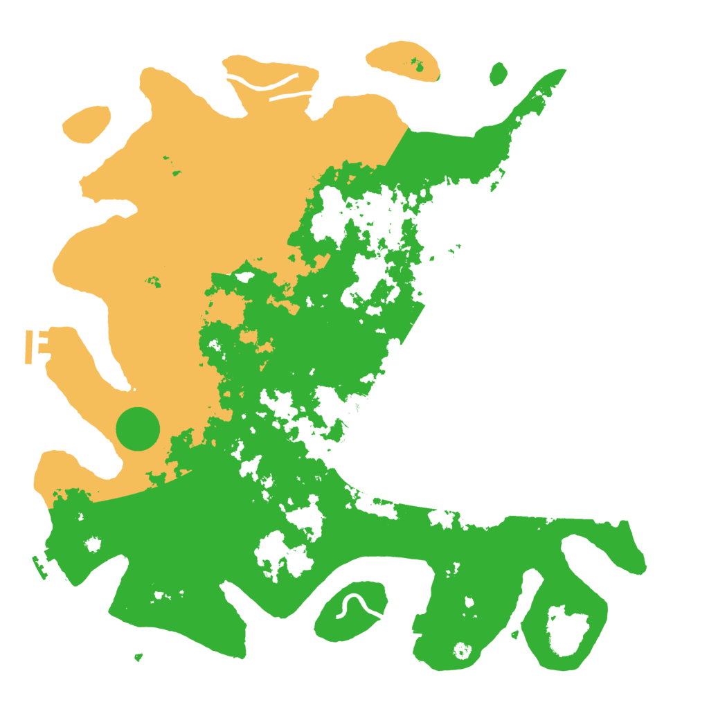 Biome Rust Map: Procedural Map, Size: 4250, Seed: 810817644