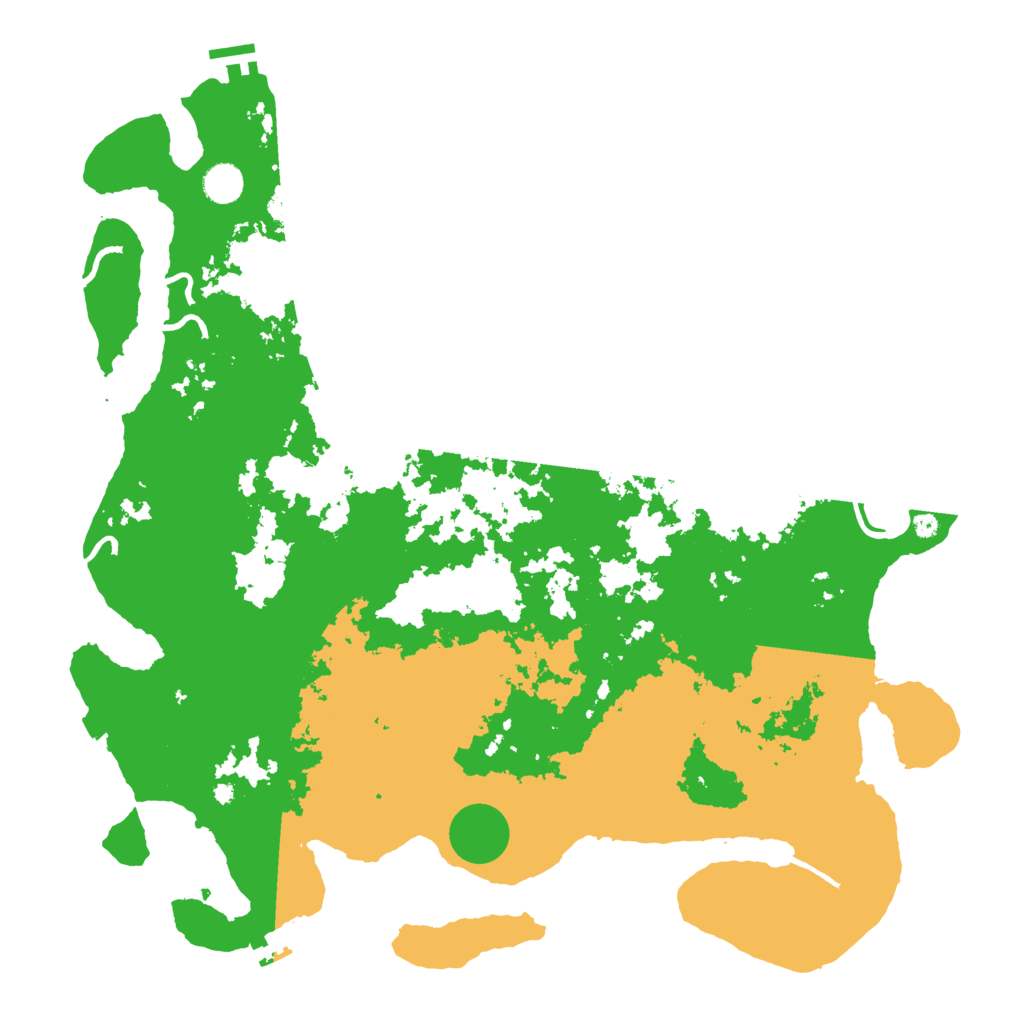 Biome Rust Map: Procedural Map, Size: 4500, Seed: 40724