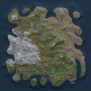 Thumbnail Rust Map: Procedural Map, Size: 4250, Seed: 326453663, 19 Monuments