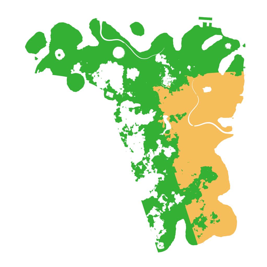 Biome Rust Map: Procedural Map, Size: 4000, Seed: 1312449246