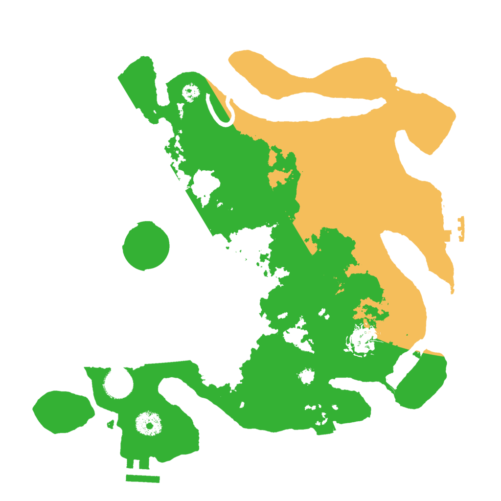 Biome Rust Map: Procedural Map, Size: 3000, Seed: 8362