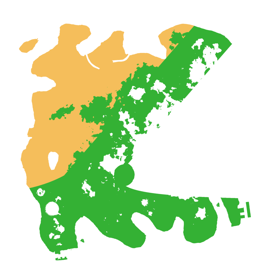 Biome Rust Map: Procedural Map, Size: 3500, Seed: 251717102