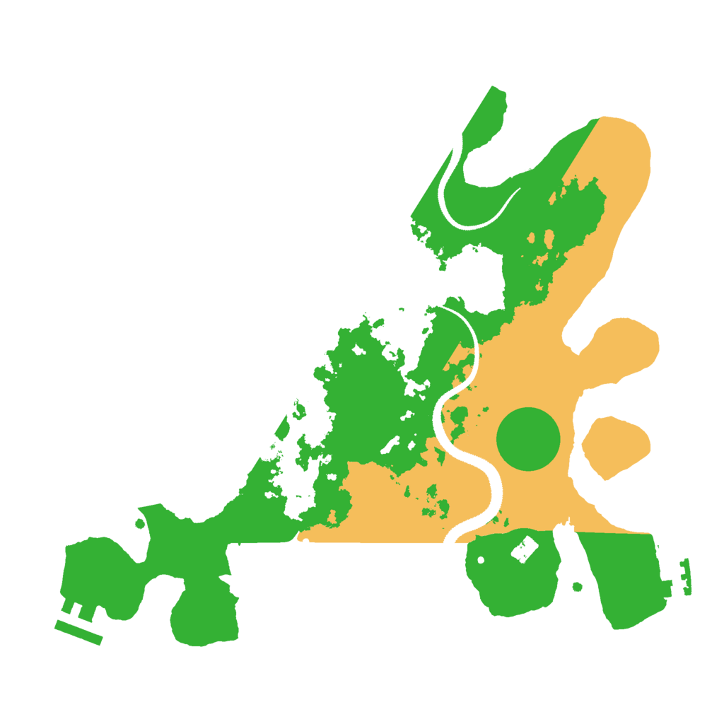 Biome Rust Map: Procedural Map, Size: 3000, Seed: 28919355